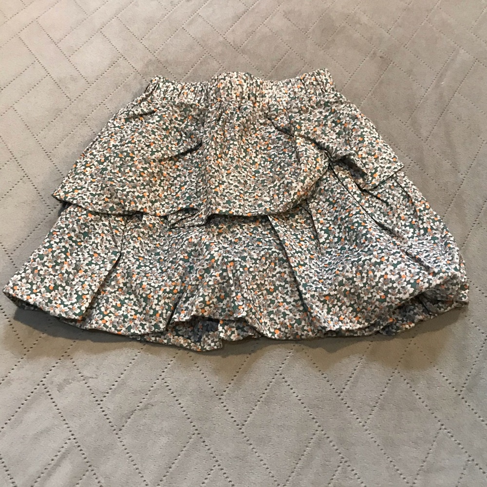 NWT Crewcuts Vintage-print floral bubble tiered skirt Sz 4/5